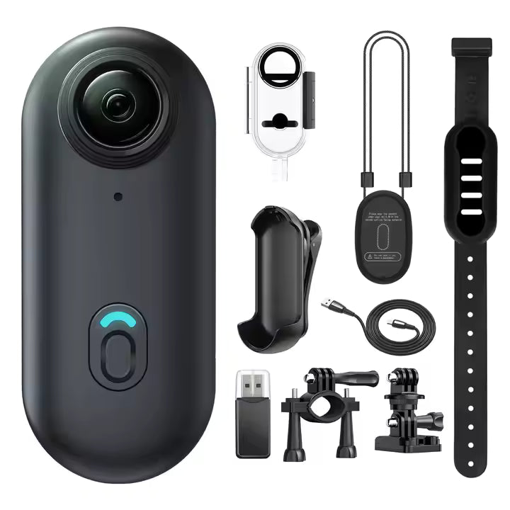 2025 yeni zarif WIFI 1080P/4K manyetik dağı H.265 spor kamera ile ayrılabilir kapak 30M su geçirmez başparmak eylem kamera
